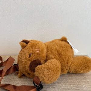 Capybara Plush Purse